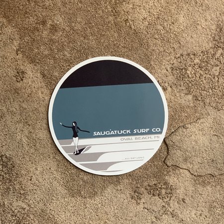 Bumwraps Saugatuck Surf Co Sticker