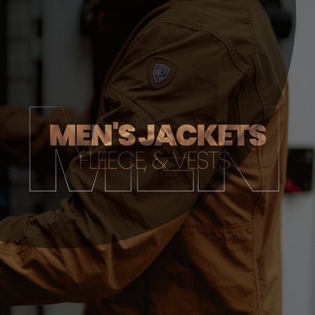 Men's Jackets, Fleece, & Vests
