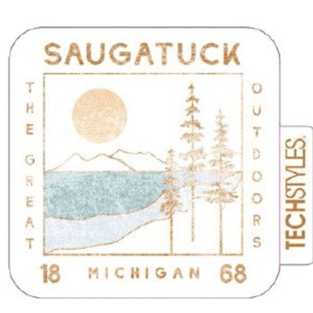 TechStyles Saugatuck, The Great Outdoors Sticker - 4"