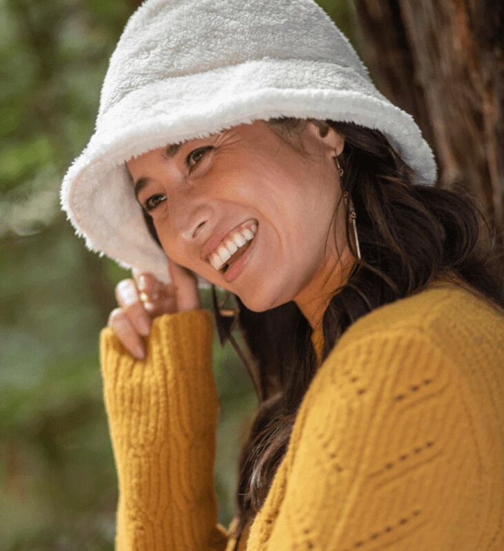 CHERISH Women Bucket Hat, Winter Lambs Wool Fisherman Hat Reversible Cute  Warm Basin Hat Teddy Style Cap