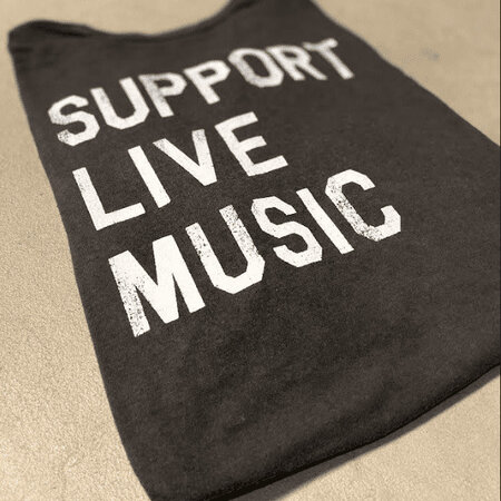 Wildcat Retro Brand "Support Live Music" Tee