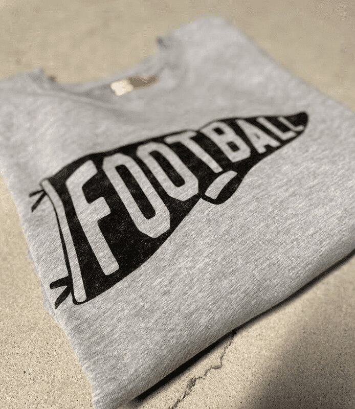 Oat Collective Women's Football Pennant Cropped Sweatshirt