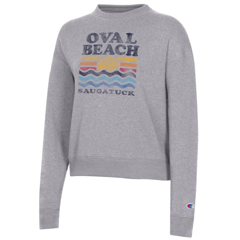 Champion Women's Oval Beach Triumph Fleece Crew