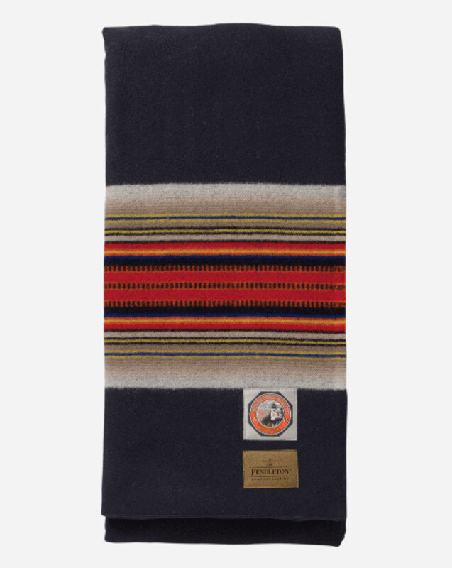 Woven Throw Blanket: (Vertical) Rocky Mountains National Park