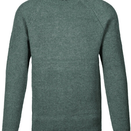 Men's Schott NYC Ribbed Wool Crewneck Sweater