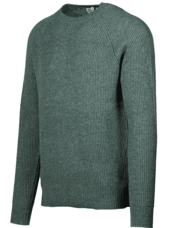 Men's Schott NYC Ribbed Wool Crewneck Sweater