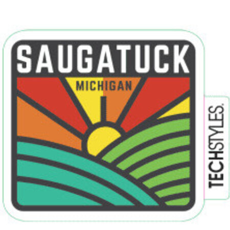 TechStyles Saugatuck Sunrise Sticker - 3.5"