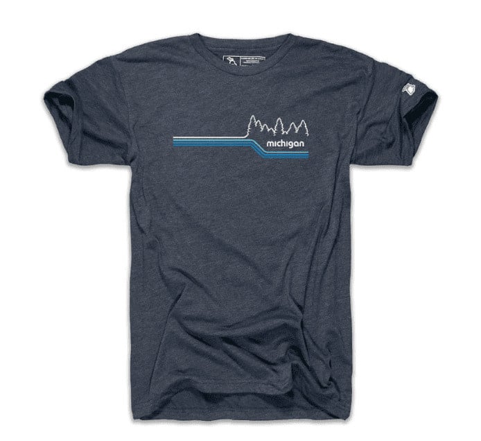 The Mitten State Michigan Lakeside Tee