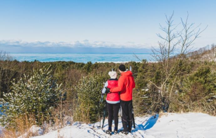 Things to do in Saugatuck in Winter: Skiing, Snowshoeing, and Dining