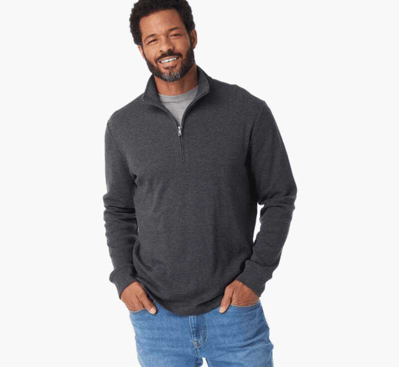 Fair Harbor Men's The Larchmont Seawool Quarter Zip