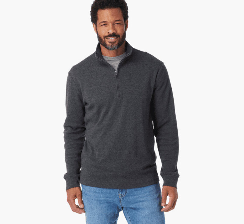 Fair Harbor Men's The Larchmont Seawool Quarter Zip