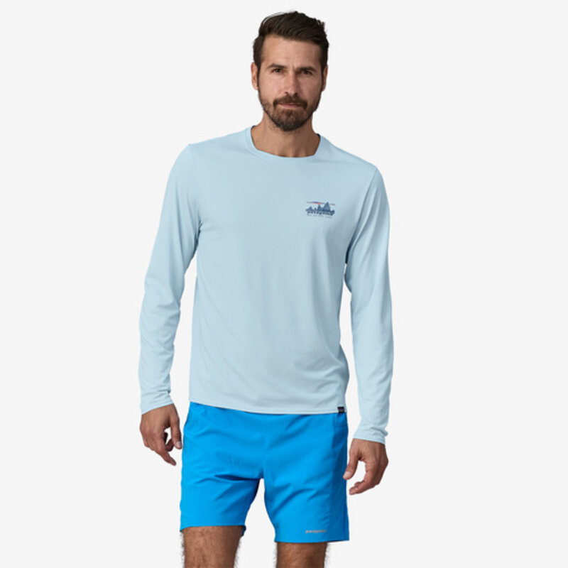 Patagonia Men's Long-Sleeve Cap Cool Daily Graphic Shirt