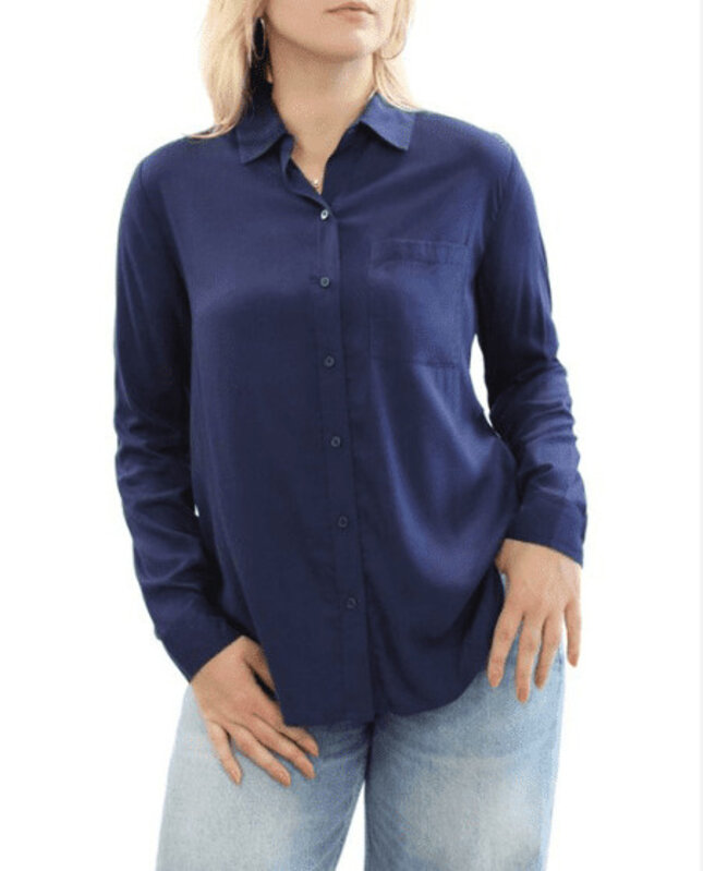 Beach Lunch Lounge Women's Alessia L/S Textured Button Up Shirt