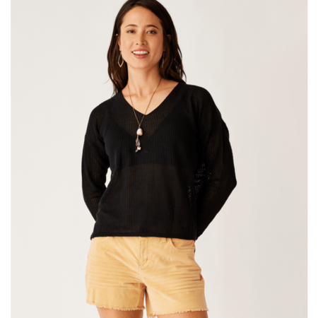 Carve Designs Zella Mesh Pullover