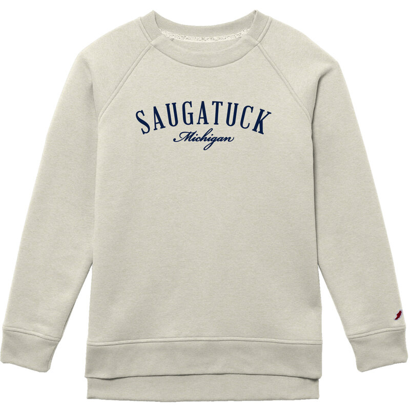 League W's Saugatuck MI Script Embroidery Crew