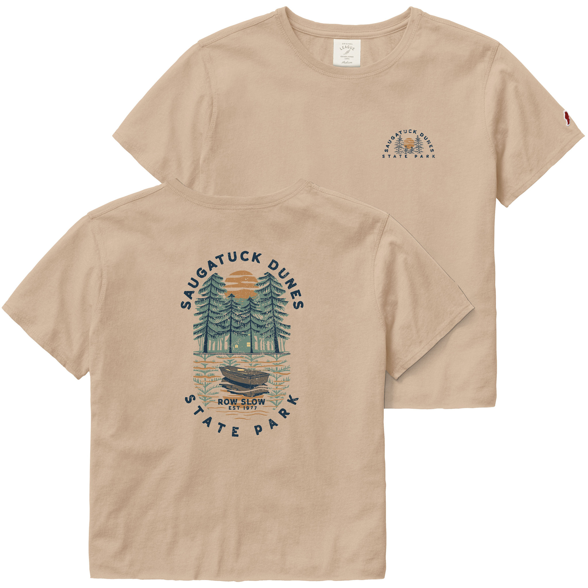 League League Saugatuck Dunes Park W's Crop Top