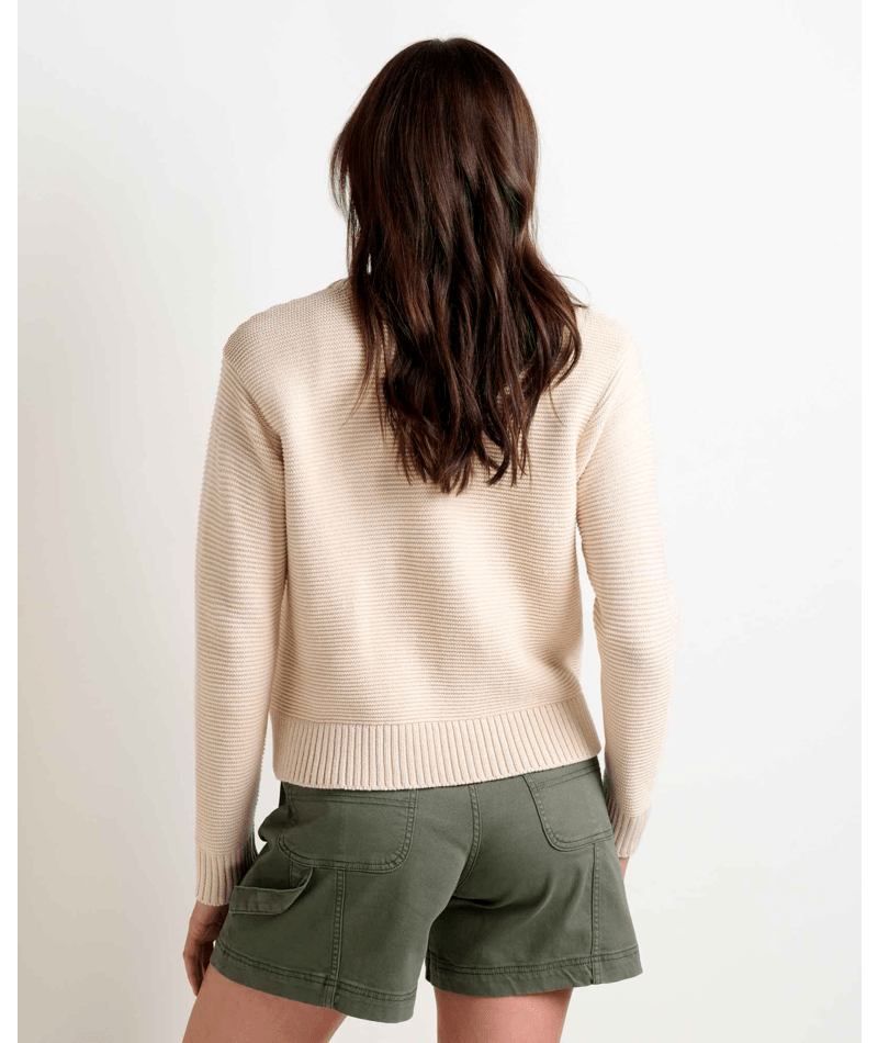 Toad & Co W's Bianca Crew Cardigan Embroidered