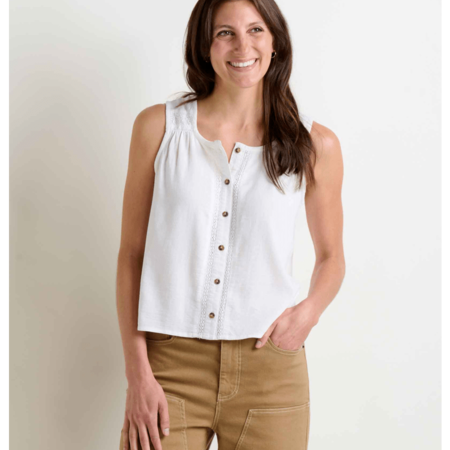 Toad & Co Manzana Button Front Tank