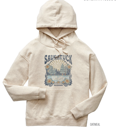 TechStyles W's Saugatuck Wavy Sun Lake Life Sweatshirt