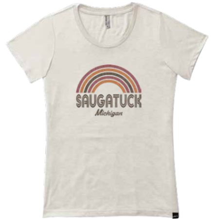 TechStyles W’s Saugatuck Earth Rainbow Tee