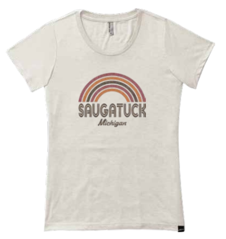 TechStyles W’s Saugatuck Earth Rainbow Tee