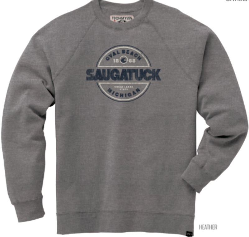 TechStyles M's Oval Beach Saugatuck 1868 Crew