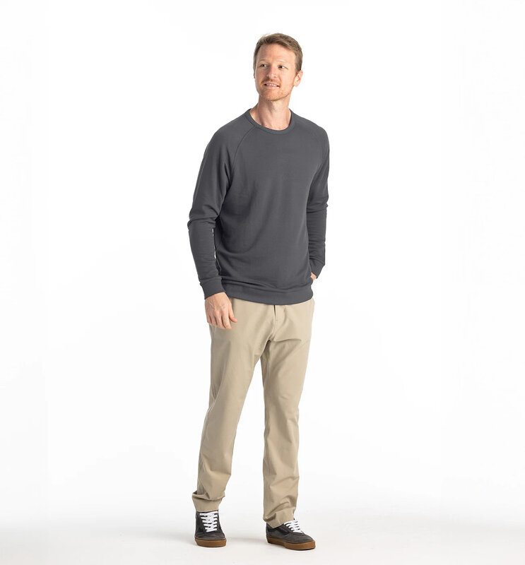 Free Fly Free Fly Men's Bamboo Lightweight Fleece Crew