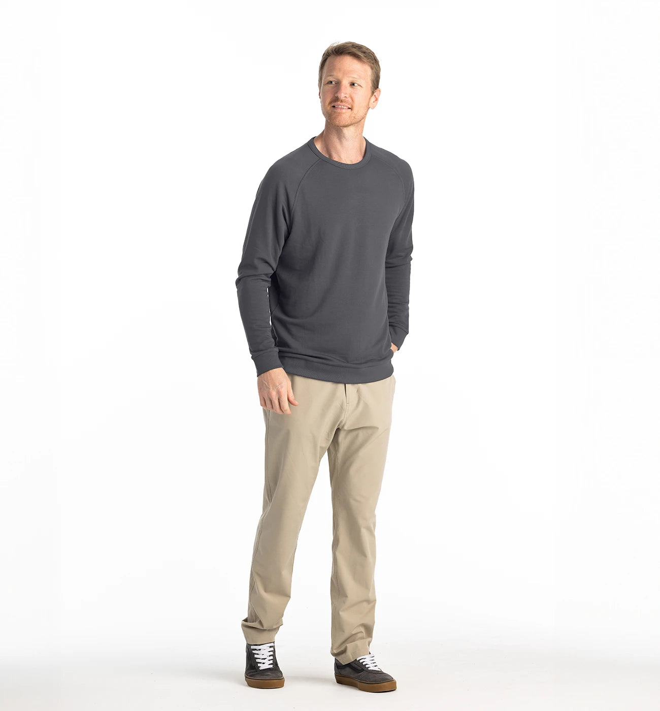 Free Fly Free Fly M's Bamboo Lightweight Fleece Crew