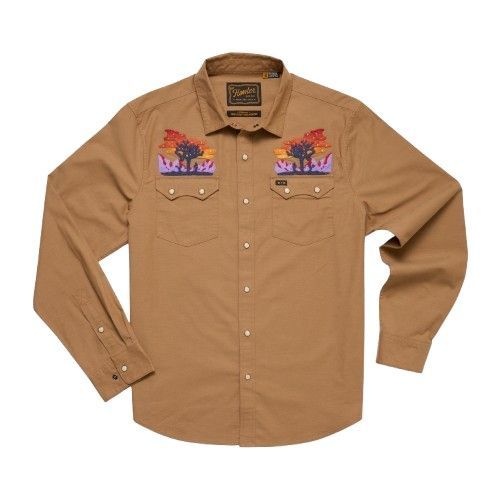 Howler Bros Crosscut Deluxe Longsleeve - Yuccas : Driftwood