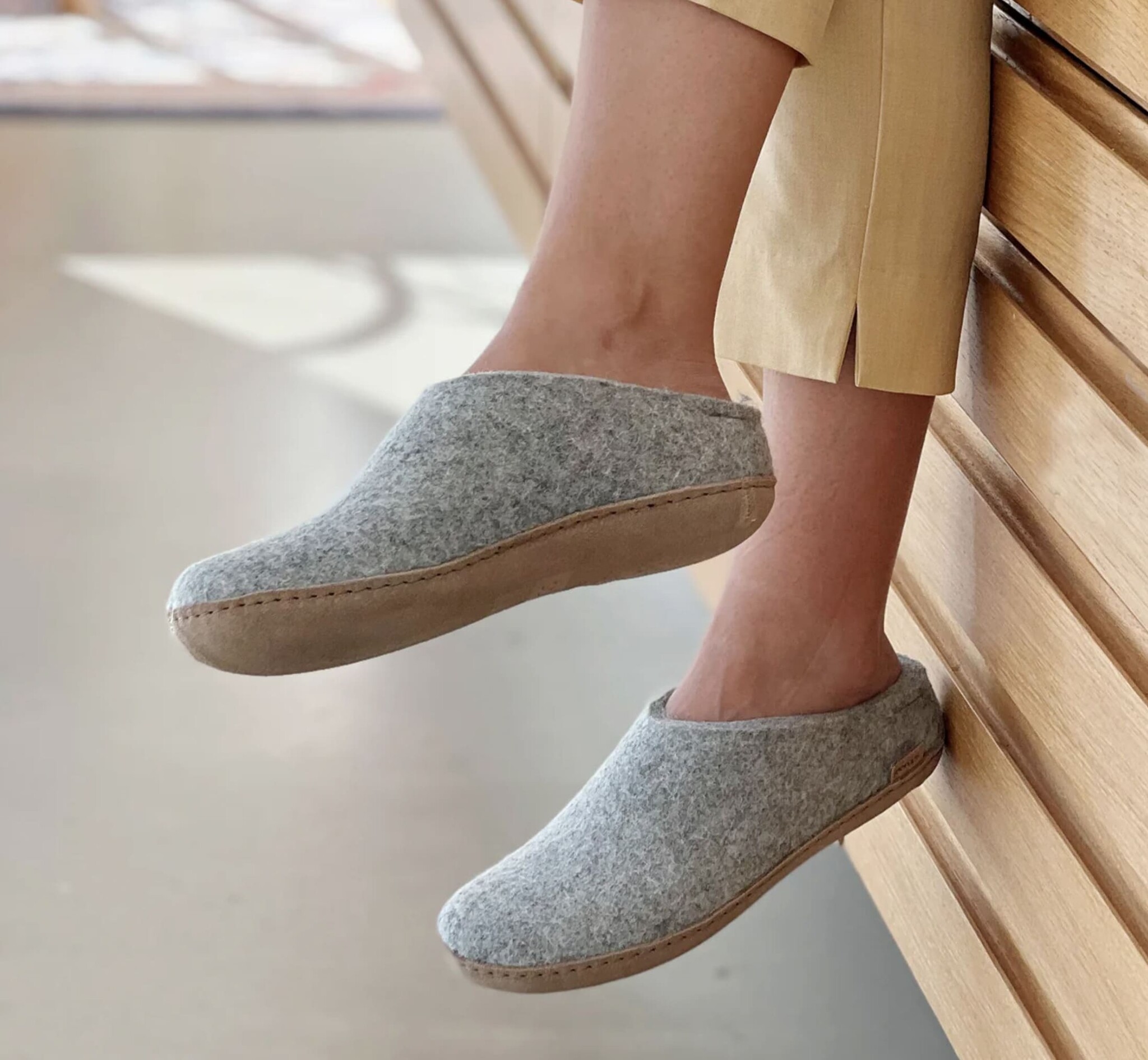 Glerups Slip-On w/ Leather Sole