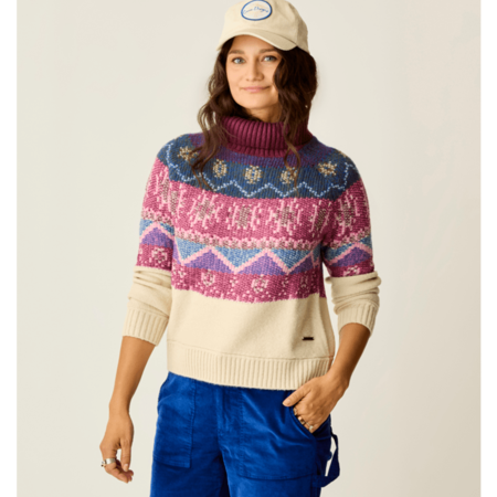 Carve Designs Neve Fairisle Turtleneck