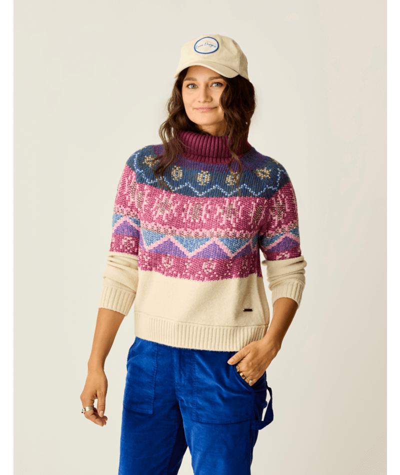 Carve Designs Neve Fairisle Turtleneck