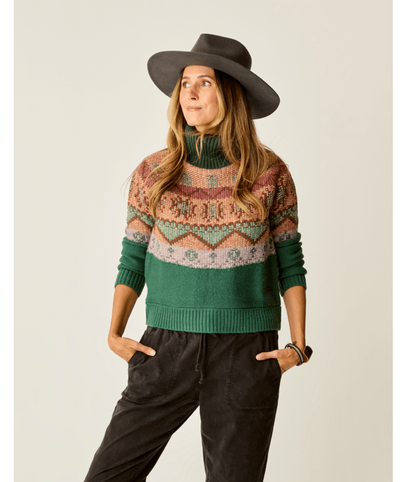 Carve Designs Neve Fairisle Turtleneck