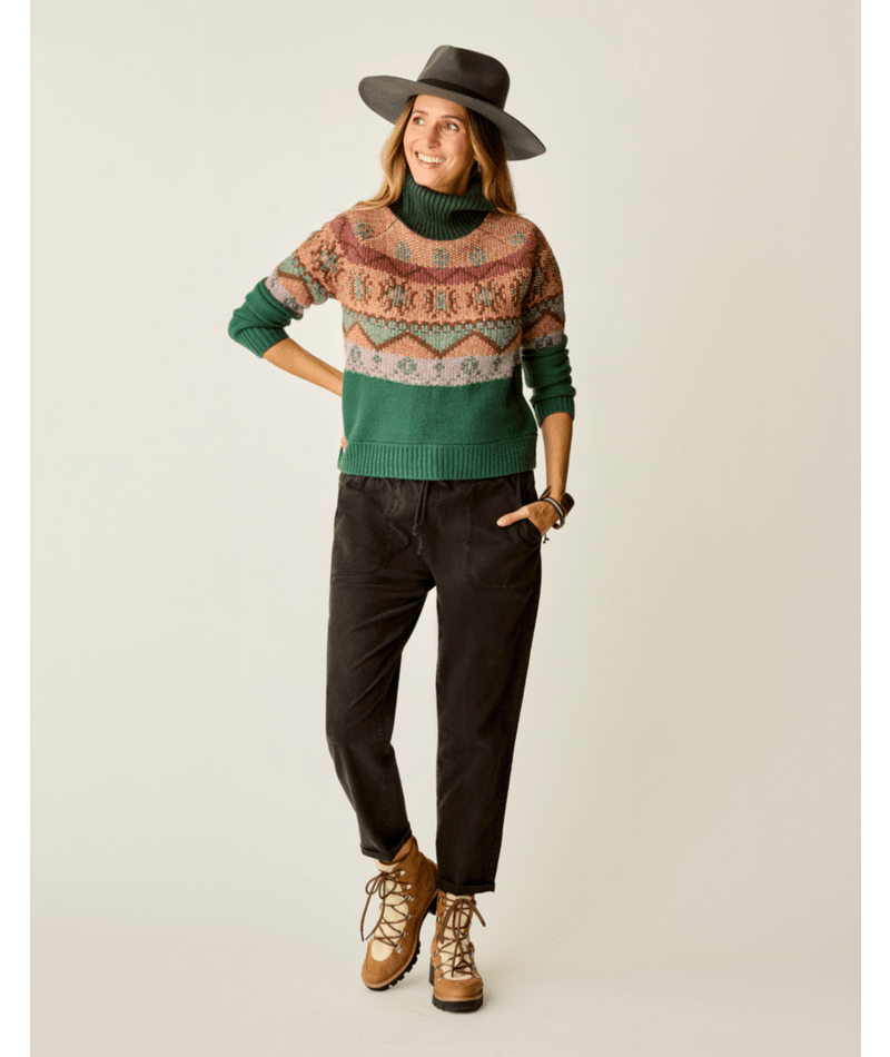 Carve Designs Neve Fairisle Turtleneck