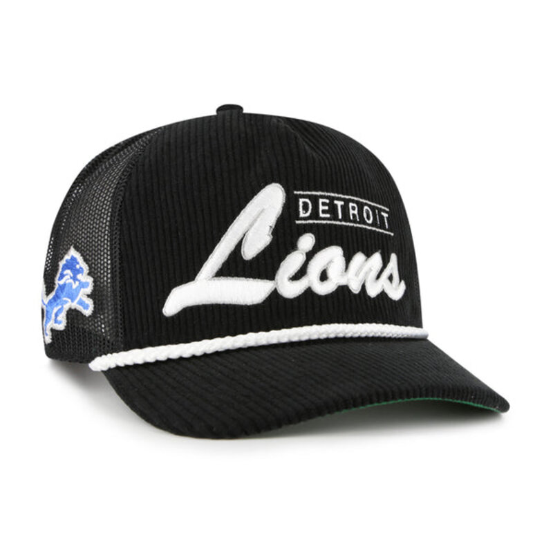 47 Brand 47 Brand DETROIT LIONS BLACK DOUBLE HEADER MESH 47 HITCH RF