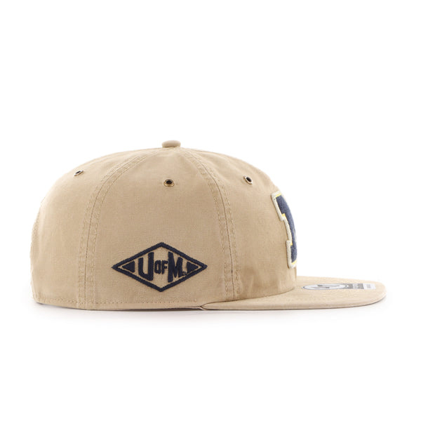 47 Brand 47 Brand MICHIGAN WOLVERINES KHAKI RAGLER 47 CAPTAIN RL