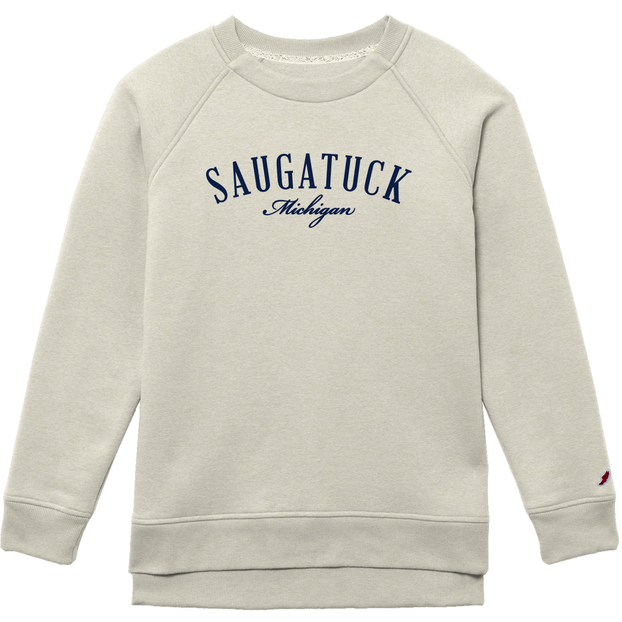 League W's Saugatuck MI Script Embroidery Crew