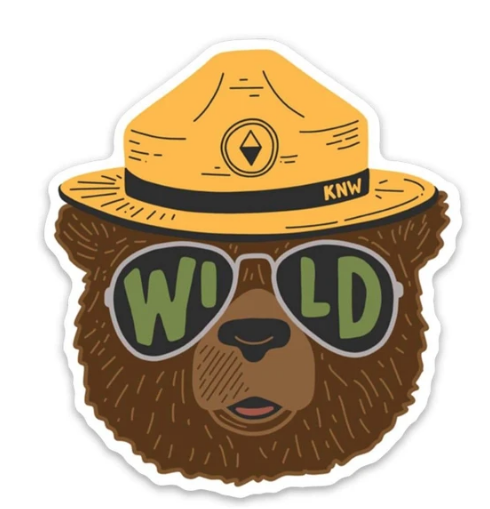 Keep Nature Wild KNW - Wildbear Sticker