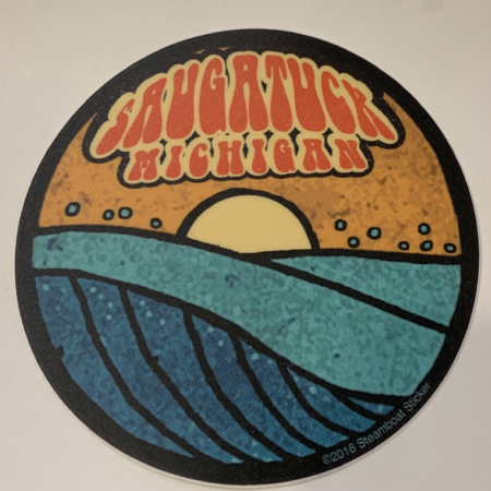 Steamboat Sticker Steamboat Sticker Saugatuck Wave