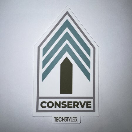 TechStyles TechStyles Conserve Trees Sticker
