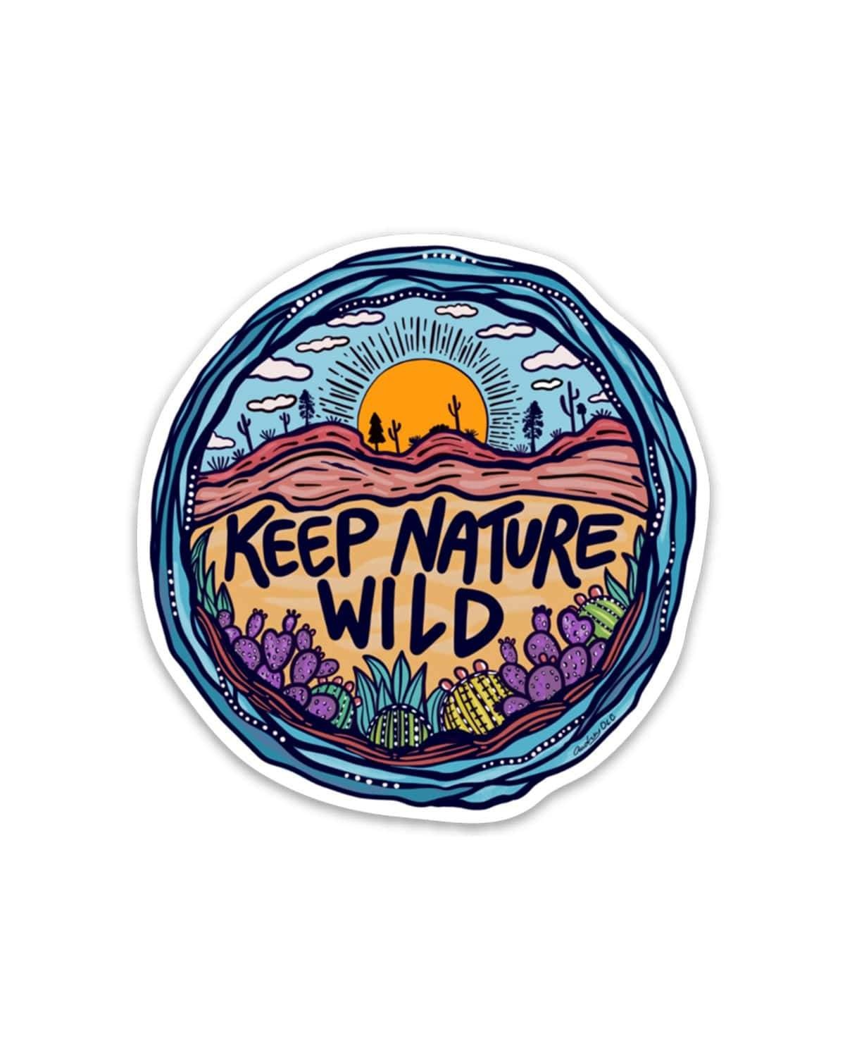 Keep Nature Wild KNW - Wild Earth Sticker