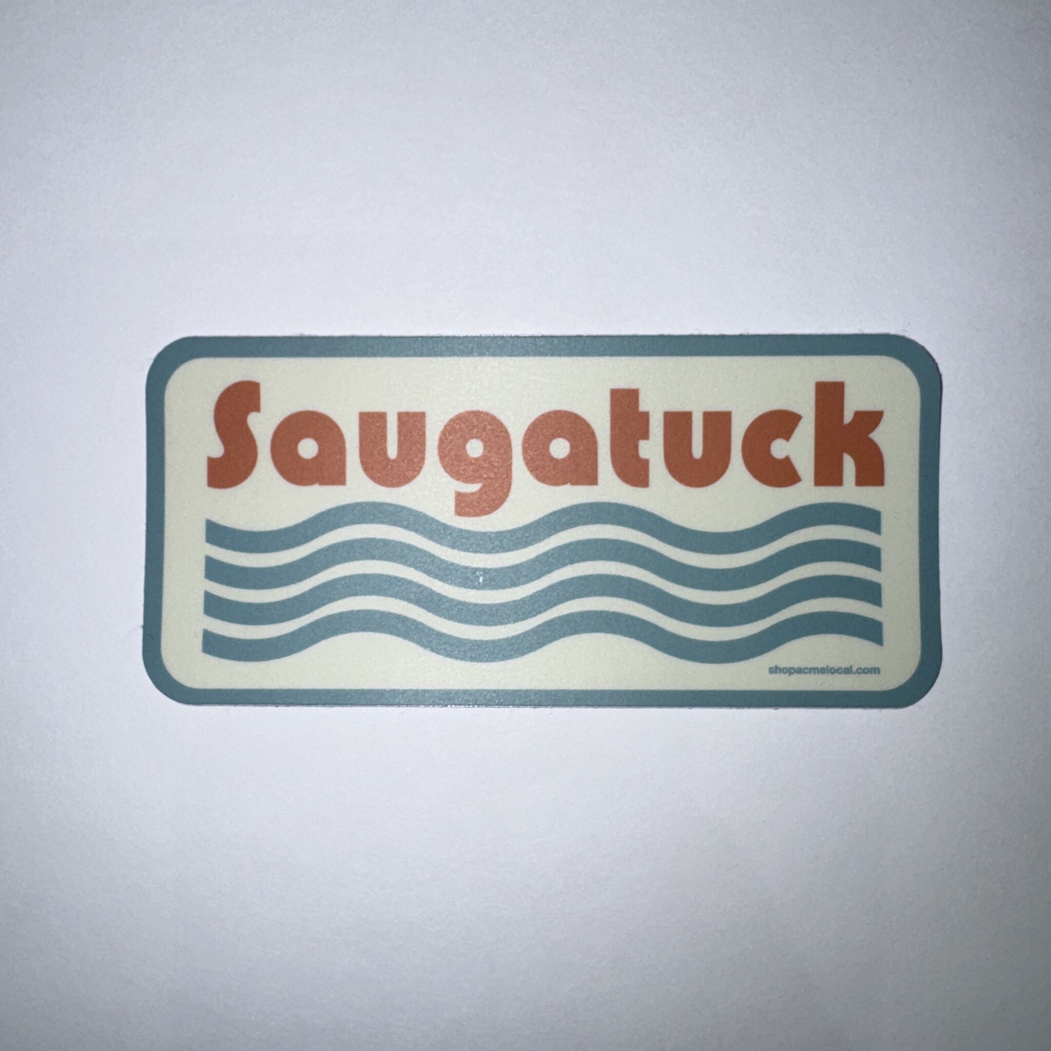 Acme Acme Local Saugatuck Waves Sticker