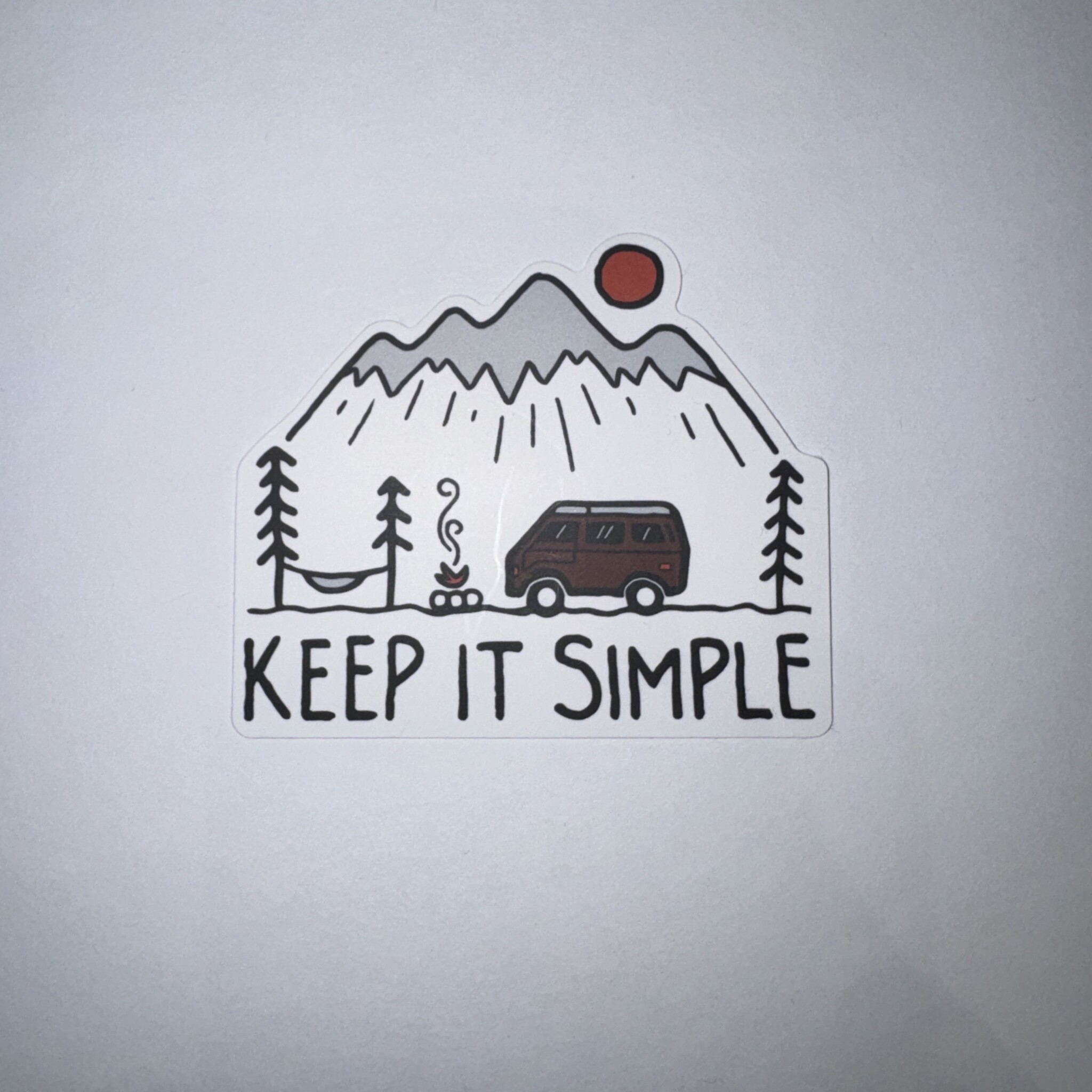 Keep Nature Wild KNW-Keep It Simple Sticker