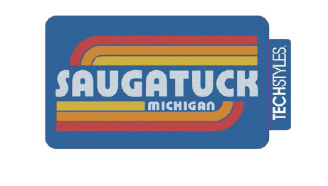 TechStyles Techstyles Saugatuck Stripe Revival Sticker
