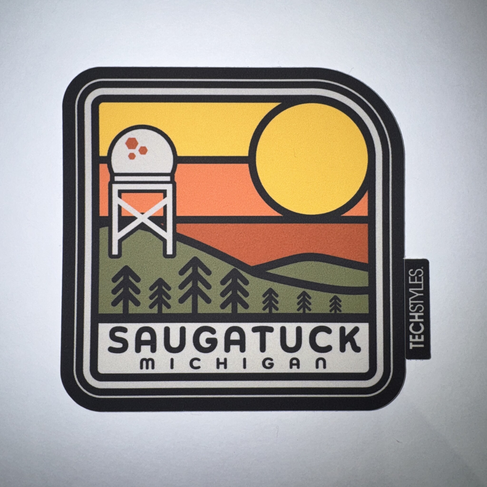 TechStyles TechStyles Saugatuck Dunes/Mt. Baldy Sticker - 3.5"