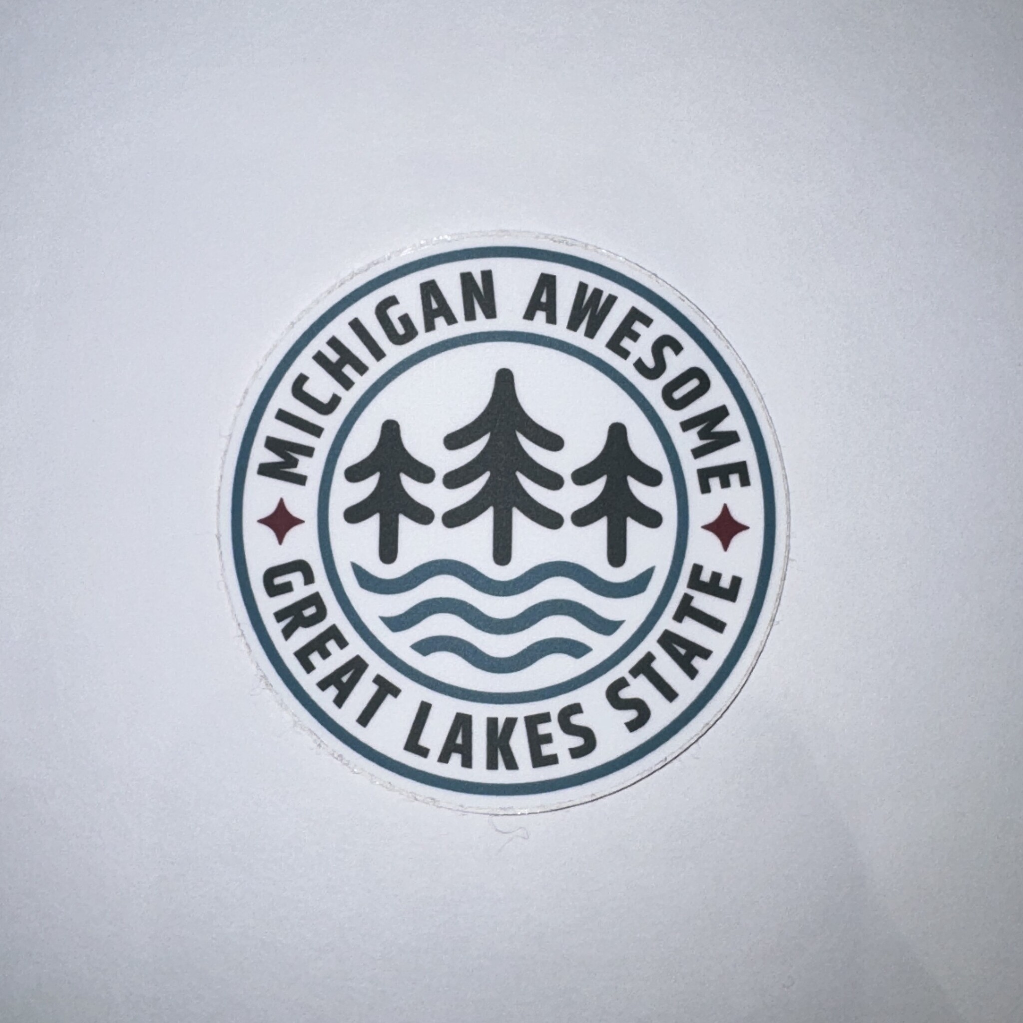 Michigan Awesome Great Lakes Icon Sticker