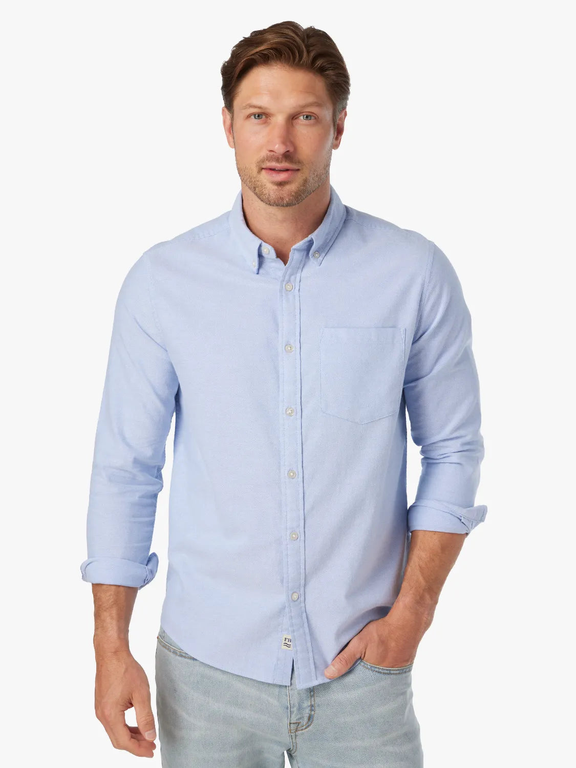 Fair Harbor Fair Harbor Salty Oxfort Shirt Light Blue 2X