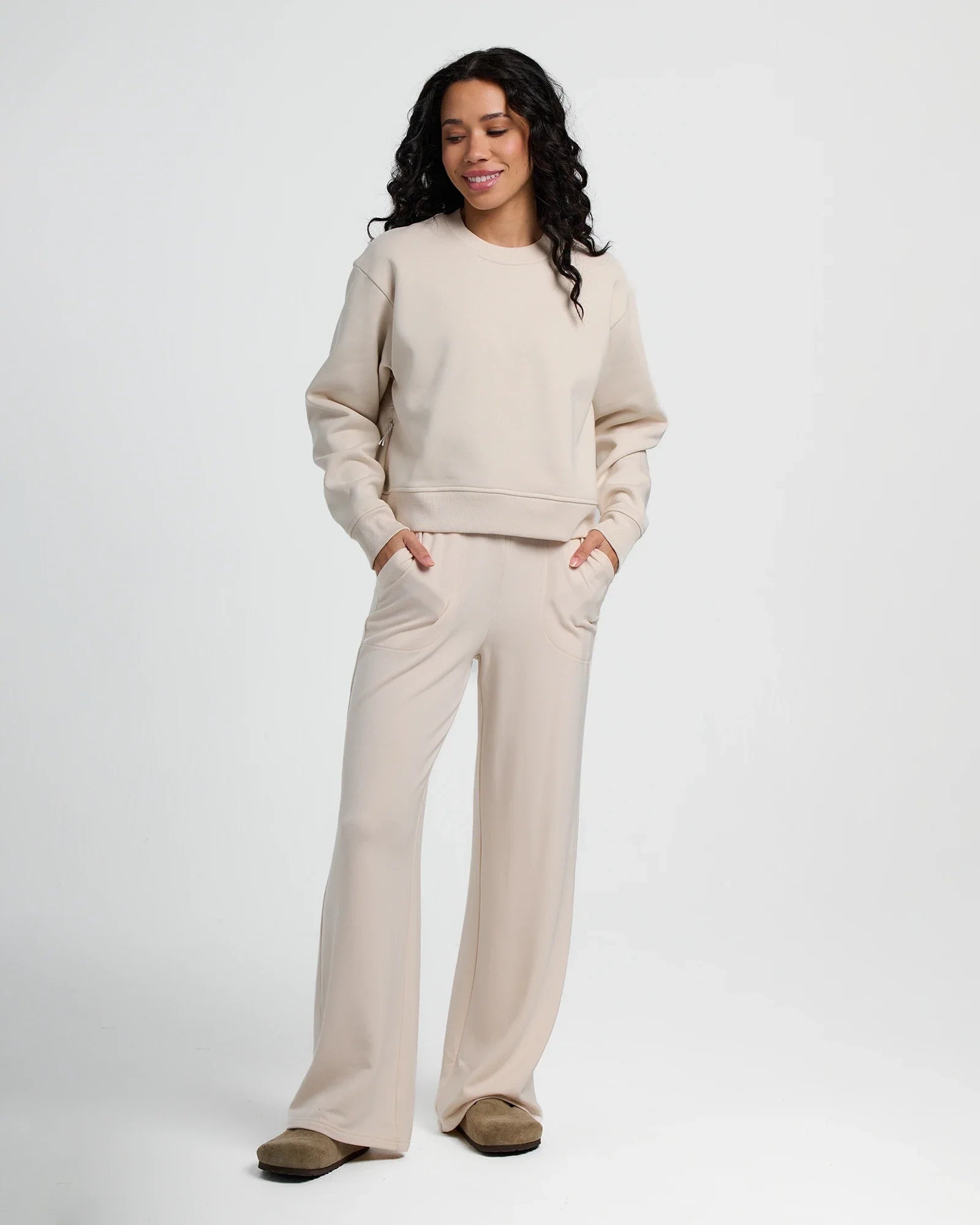 FreeFly FreeFly W's Bamboo Lightweight Fleece Wide Leg Pant