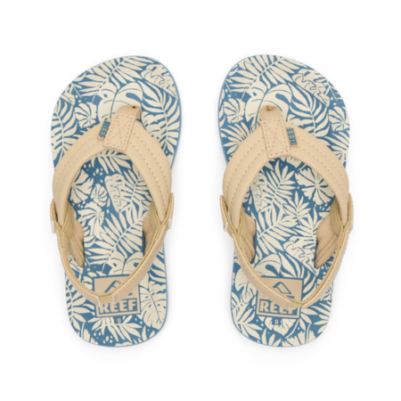 Reef Reef Little's Ahi Blue | Tan Palm 11