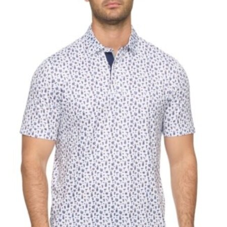 Flag & Anthem M's Fillmore SS Drink Print Polo